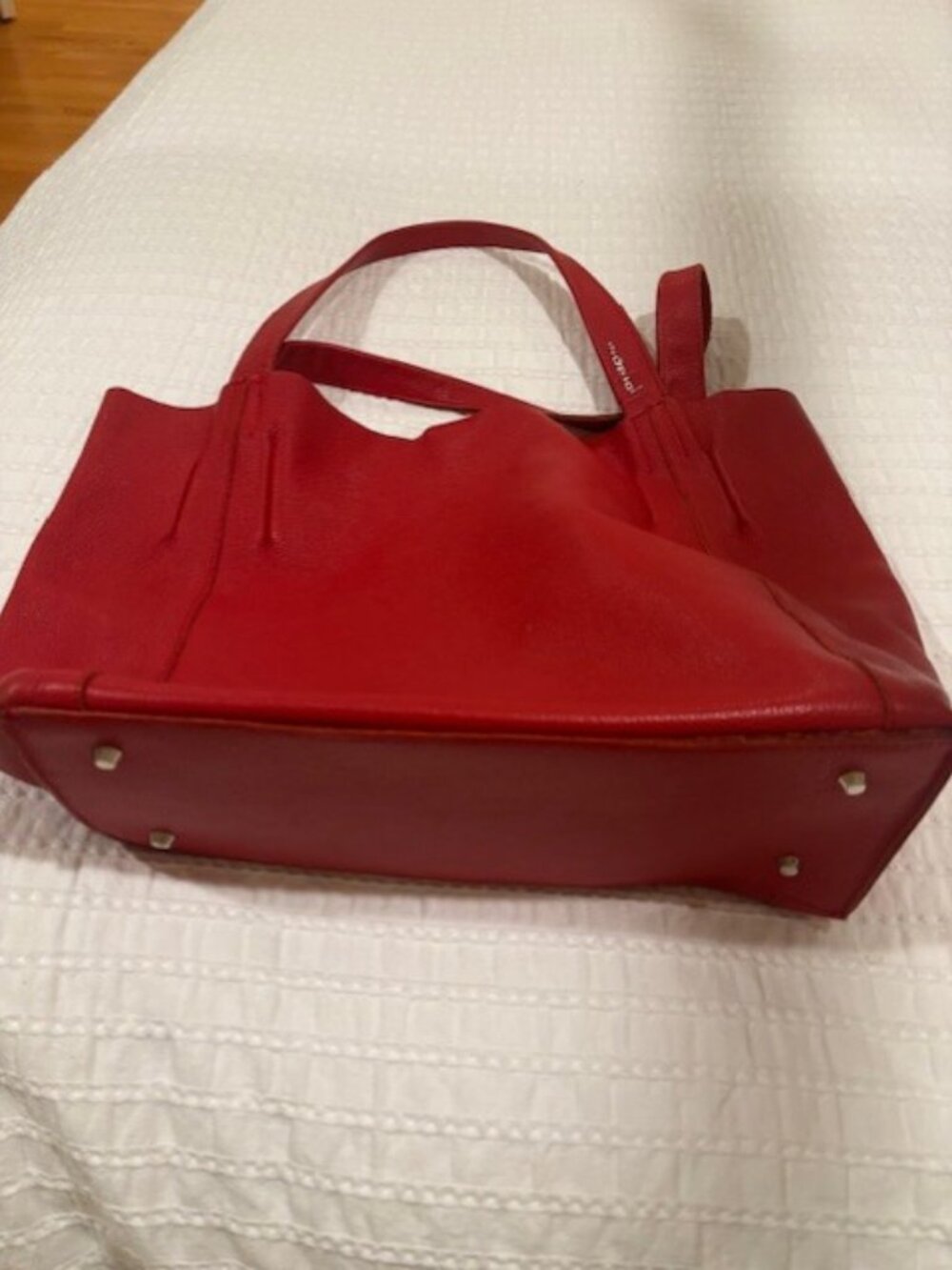 Gently Used Red Leather Tote
